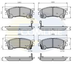 COMLINE CBP3510 - PASTILLAS DE FRENO COMLINE