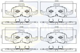 COMLINE CBP02637 - PASTILLAS DE FRENO COMLINE