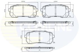 COMLINE CBP32693 - PASTILLAS DE FRENO COMLINE