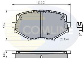 COMLINE CBP3820 - PASTILLAS DE FRENO COMLINE