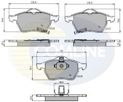 COMLINE CBP31167 - PASTILLAS DE FRENO COMLINE