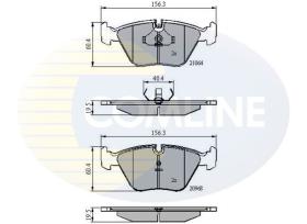 COMLINE CBP0358 - PASTILLAS DE FRENO COMLINE