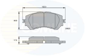 COMLINE CBP06112 - PASTILLAS DE FRENO COMLINE