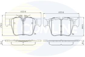 COMLINE CBP02641 - PASTILLAS DE FRENO COMLINE