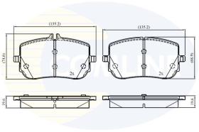 COMLINE CBP02862 - PASTILLAS DE FRENO COMLINE