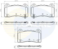 COMLINE CBP32424 - PASTILLAS DE FRENO COMLINE