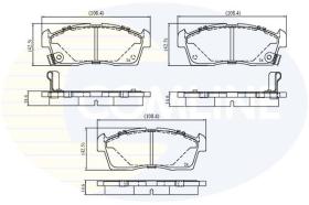 COMLINE CBP3793 - PASTILLAS DE FRENO COMLINE