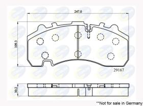 COMLINE CBP9063MK - PASTILLAS DE FRENO COMLINE-CV