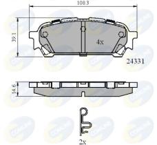 COMLINE CBP31775 - PASTILLAS DE FRENO COMLINE