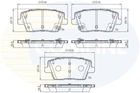 COMLINE CBP32758 - PASTILLAS DE FRENO COMLINE
