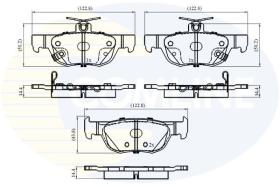 COMLINE CBP32857 - PASTILLAS DE FRENO COMLINE