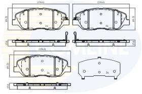 COMLINE CBP32760 - PASTILLAS DE FRENO COMLINE