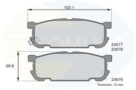 COMLINE CBP31207 - PASTILLAS DE FRENO COMLINE