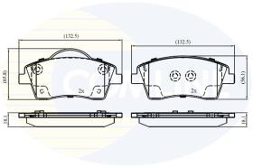 COMLINE CBP02855 - PASTILLAS DE FRENO COMLINE