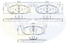 COMLINE CBP32692 - PASTILLAS DE FRENO COMLINE