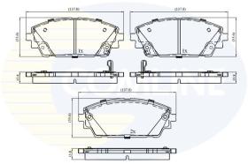 COMLINE CBP32856 - PASTILLAS DE FRENO COMLINE