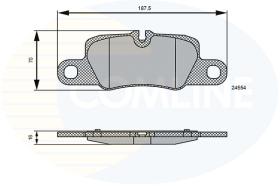 COMLINE CBP06123 - PASTILLAS DE FRENO COMLINE