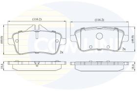 COMLINE CBP02642 - PASTILLAS DE FRENO COMLINE
