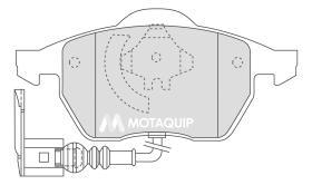 MOTAQUIP LVXL1125 - PASTILLAS DE FRENO MOTAQUIP