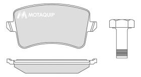 MOTAQUIP LVXL1387 - PASTILLAS DE FRENO