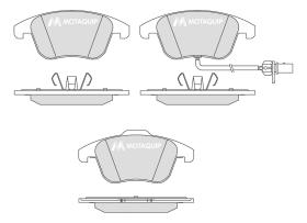 MOTAQUIP LVXL1402 - PASTILLAS DE FRENO