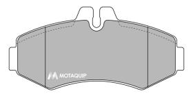 MOTAQUIP LVXL553 - PASTILLAS DE FRENO