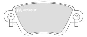 MOTAQUIP LVXL997 - PASTILLAS DE FRENO