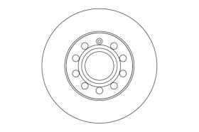 MOTAQUIP LVBD1075 - DISCO DE FRENO MOTAQUIP