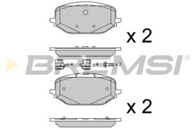 BREMSI BP3952 - JGO.PASTILLAS DE FRENO BERLINGO K9