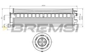 BREMSI FL2350 - FILTRI OLIO - OIL FILTER