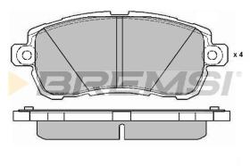 BREMSI BP3956 - JGO.PASTILLAS FRENO FORD FIESTA VI