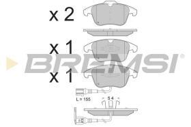 BREMSI BP3394CE - PASTILLAS DE FRENO 'CERAMIC' VW, AUDI, SEAT