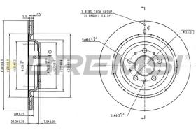 BREMSI CD9016V - DISCOS DE FRENO TESLA