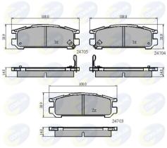 COMLINE CBP3218 - PASTILLAS DE FRENO COMLINE