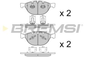 BREMSI BP3095CE - PASTILLAS DE FRENO 'CERAMIC' BMW