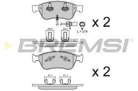 BREMSI BP3137CE - PASTILLAS DE FRENO 'CERAMIC' AUDI