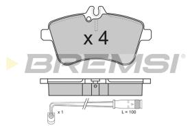 BREMSI BP3172CE - PASTILLAS DE FRENO 'CERAMIC' MERCEDES-BENZ