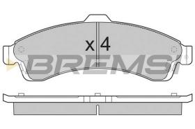 BREMSI BP3308CE - PASTILLAS DE FRENO 'CERAMIC' CHEVROLET