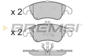 BREMSI BP3317CE - PASTILLAS DE FRENO 'CERAMIC' MERCEDES-BENZ
