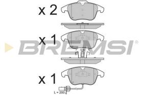 BREMSI BP3348CE - PASTILLAS DE FRENO 'CERAMIC' AUDI