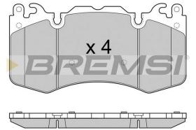 BREMSI BP3414CE - PASTILLAS DE FRENO 'CERAMIC' LAND ROVER