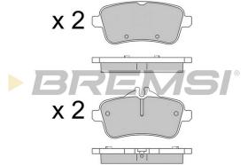 BREMSI BP3538CE - PASTILLAS DE FRENO 'CERAMIC' MERCEDES-BENZ