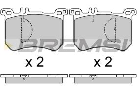 BREMSI BP3714CE - PASTILLAS DE FRENO 'CERAMIC' MERCEDES-BENZ