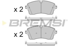 BREMSI BP3825CE - PASTILLAS DE FRENO 'CERAMIC' LAND ROVER