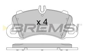 BREMSI BP3866CE - PASTILLAS DE FRENO 'CERAMIC' PORSCHE