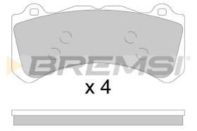 BREMSI BP3896CE - PASTILLAS DE FRENO 'CERAMIC' VOLVO