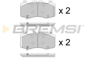 BREMSI BP3898CE - PASTILLAS DE FRENO 'CERAMIC' JEEP