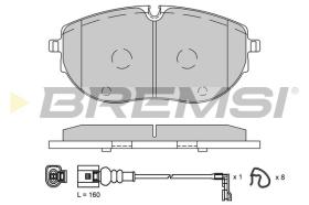 BREMSI BP3998 - PASTILLAS DE FRENO VW