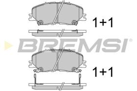BREMSI BP4008 - PASTILLAS DE FRENO ISUZU D-MAX
