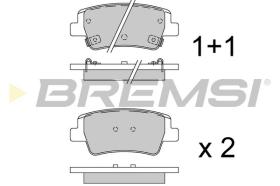 BREMSI BP4012 - PASTILLAS DE FRENO HYUNDAI ELANTRA